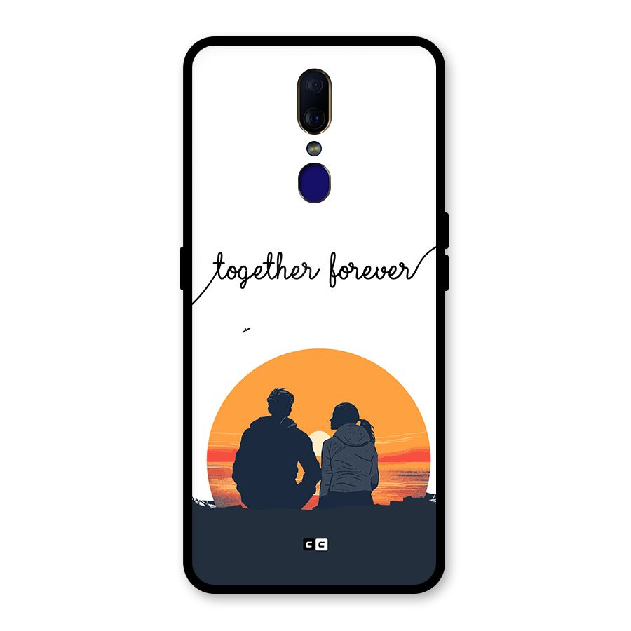 Together Forever Glass Back Case for Oppo F11