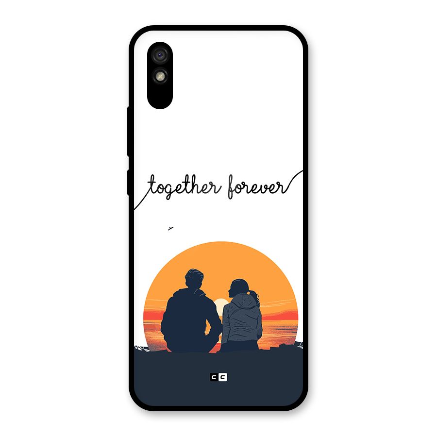 Together Forever Glass Back Case for Redmi 9A