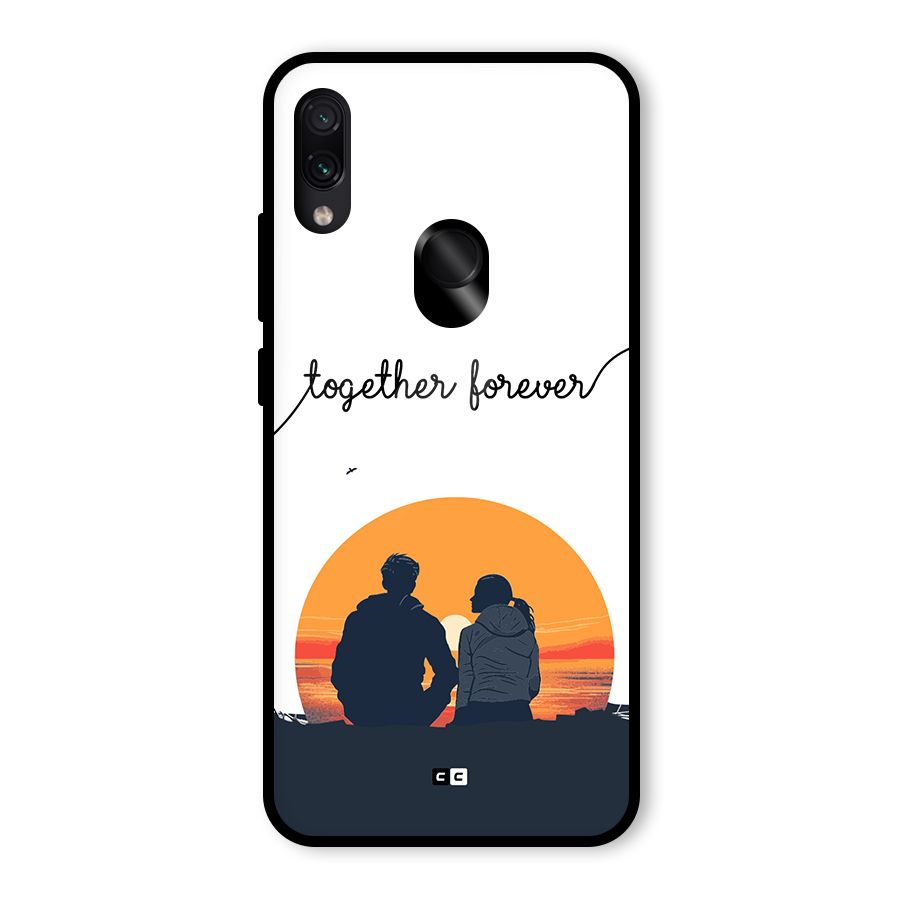 Together Forever Glass Back Case for Redmi Note 7 Pro