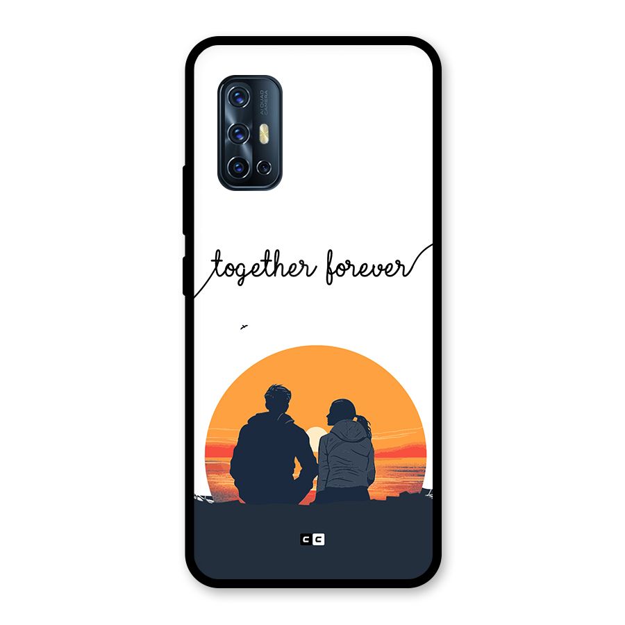 Together Forever Glass Back Case for Vivo V17