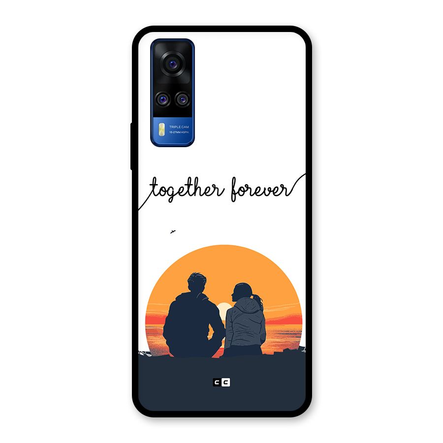 Together Forever Glass Back Case for Vivo Y31