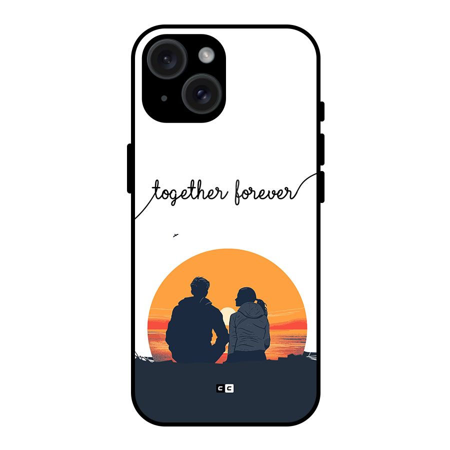 Together Forever Glass Back Case for iPhone 15
