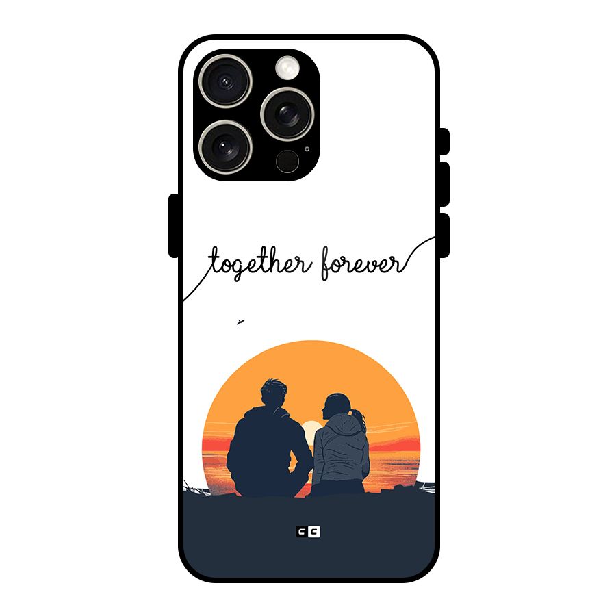 Together Forever Glass Back Case for iPhone 15 Pro Max