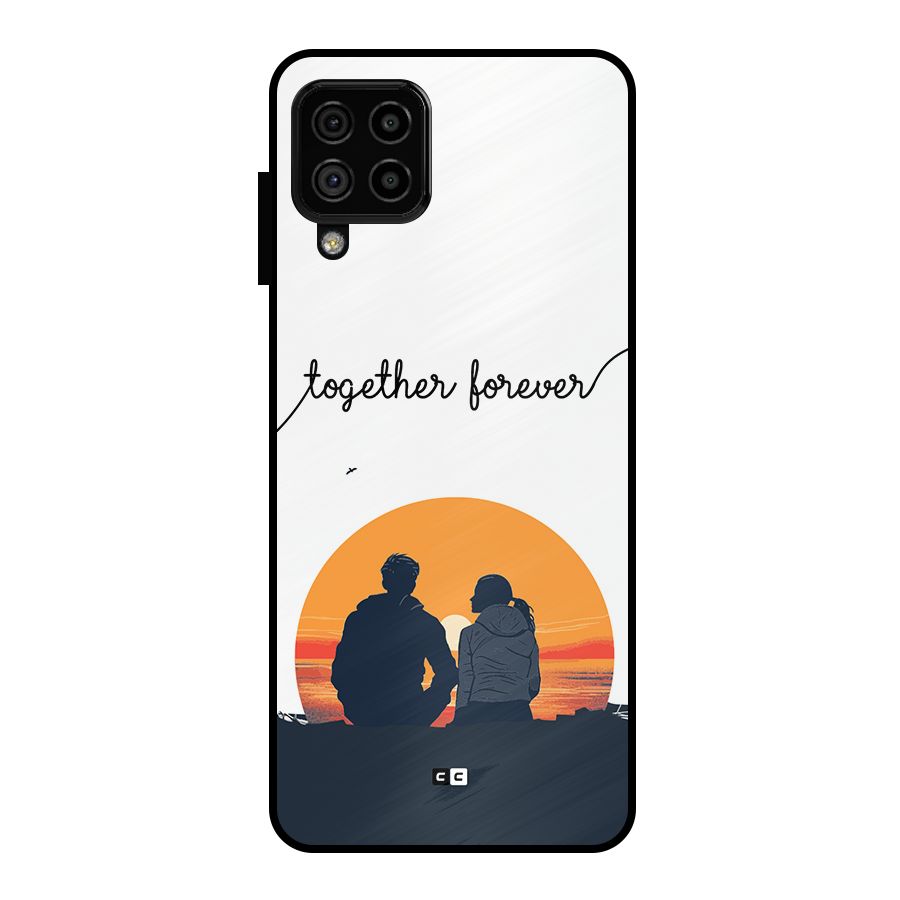 Together Forever Metal Back Case for Galaxy A22 4G