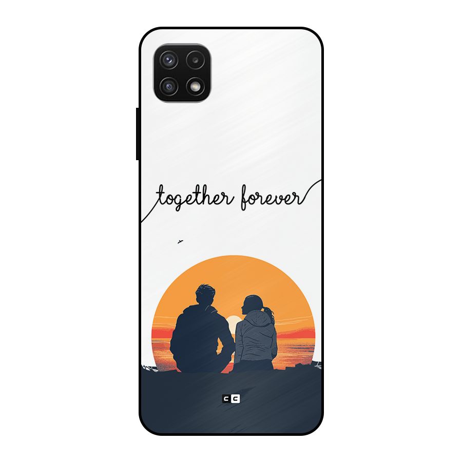 Together Forever Metal Back Case for Galaxy A22 5G