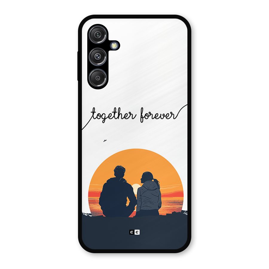 Together Forever Metal Back Case for Galaxy M34 5G