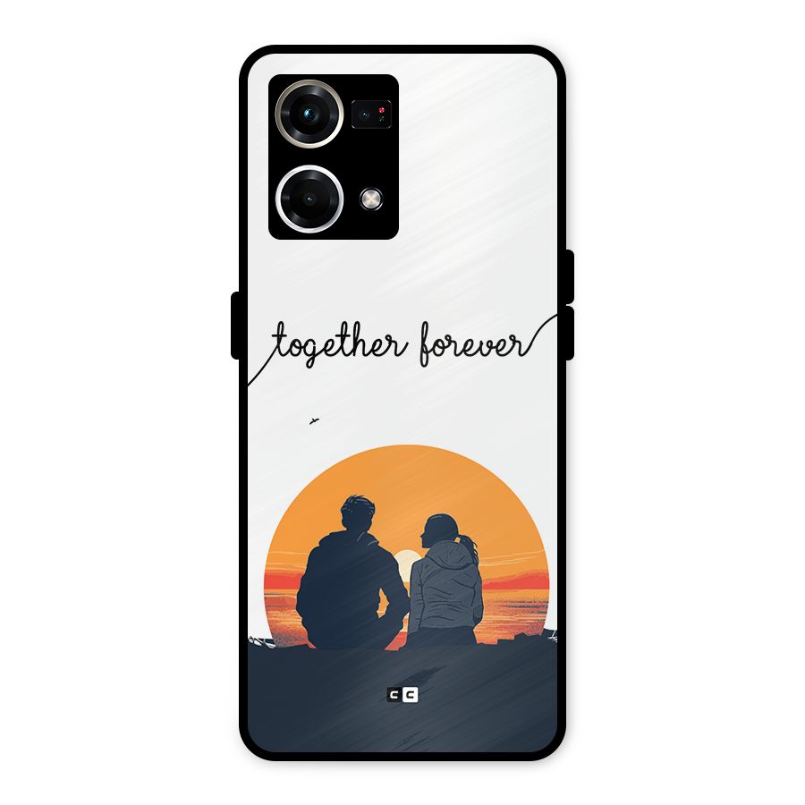 Together Forever Metal Back Case for Oppo F21 Pro 4G