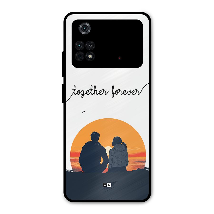 Together Forever Metal Back Case for Poco M4 Pro 4G