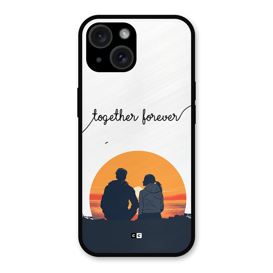 Together Forever Metal Back Case for iPhone 15