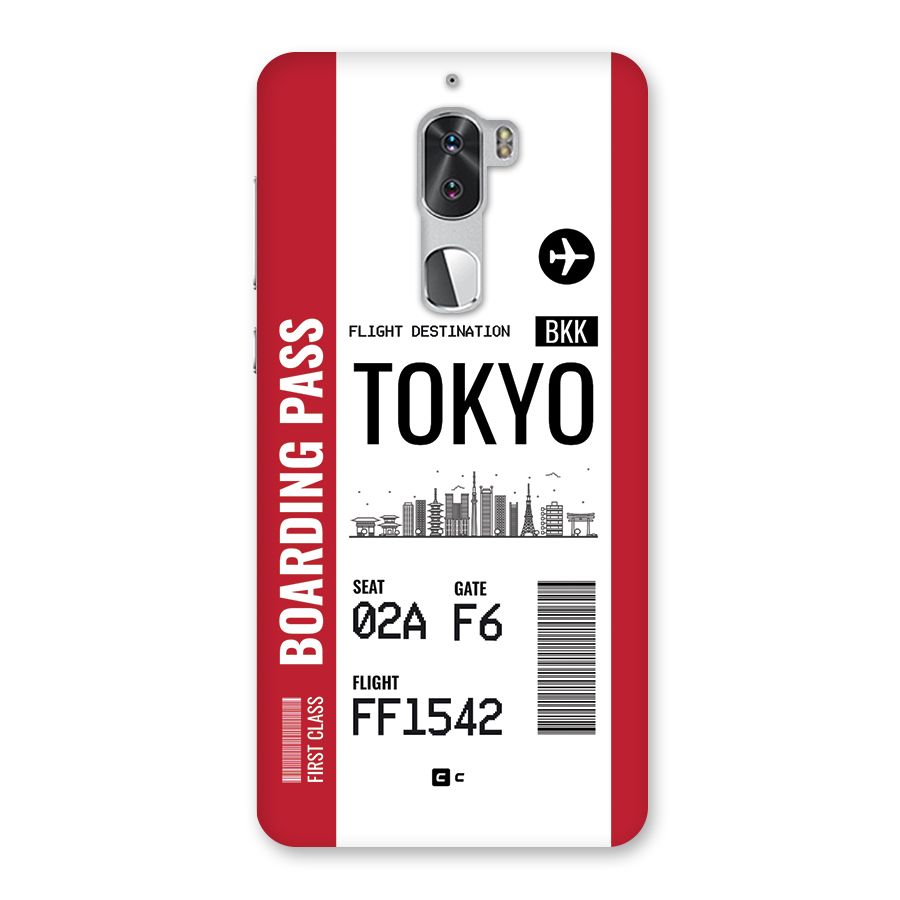 Tokyo Boarding Pass Back Case for Coolpad Cool 1