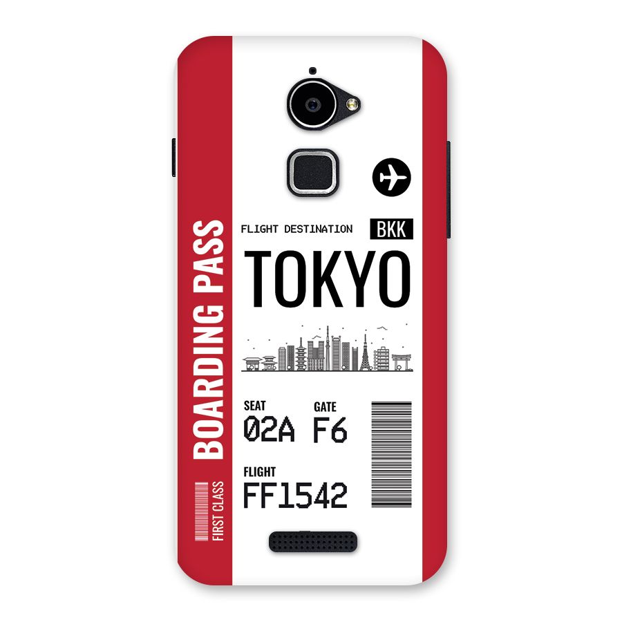 Tokyo Boarding Pass Back Case for Coolpad Note 3 Lite