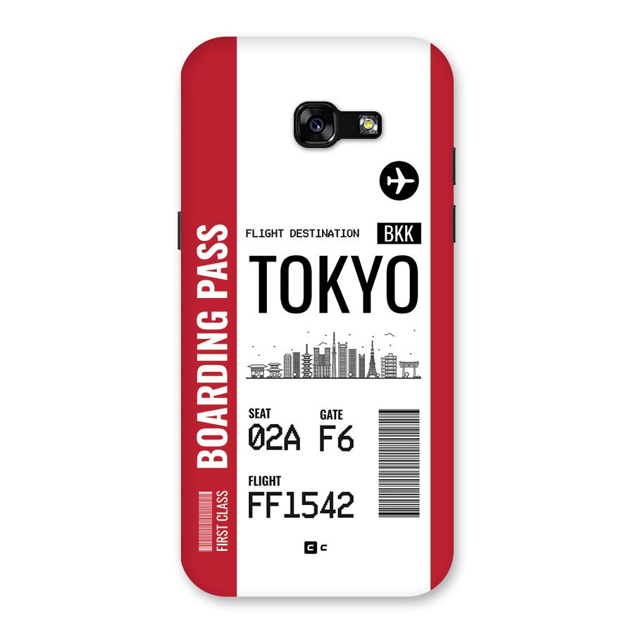 Tokyo Boarding Pass Back Case for Galaxy A5 2017