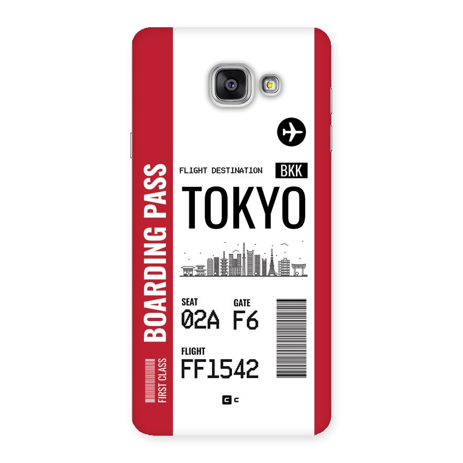 Tokyo Boarding Pass Back Case for Galaxy A7 (2016)