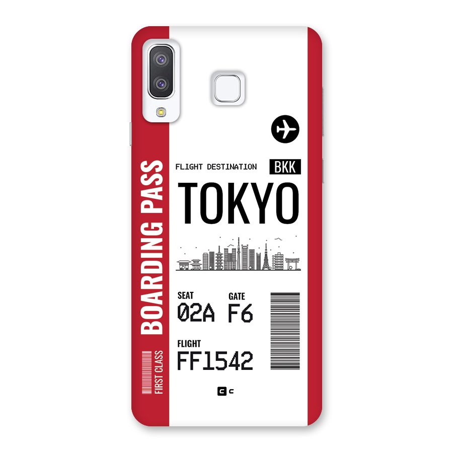 Tokyo Boarding Pass Back Case for Galaxy A8 Star
