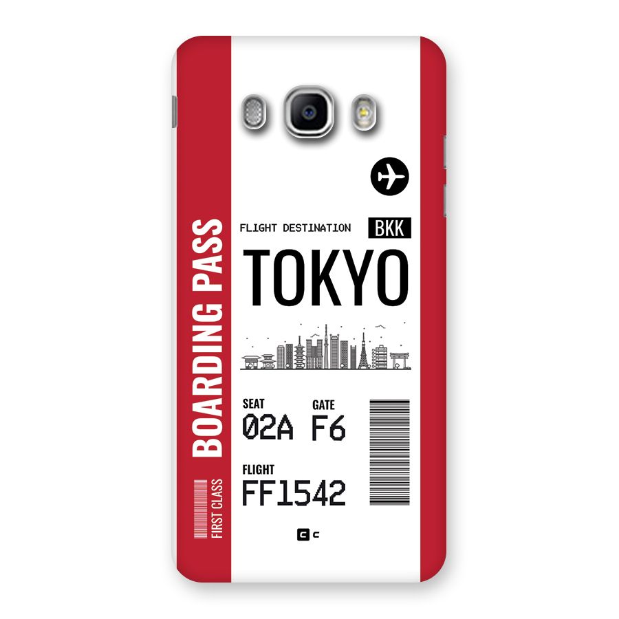 Tokyo Boarding Pass Back Case for Galaxy J5 2016