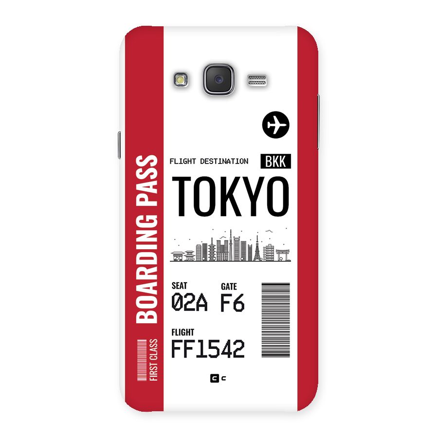 Tokyo Boarding Pass Back Case for Galaxy J7