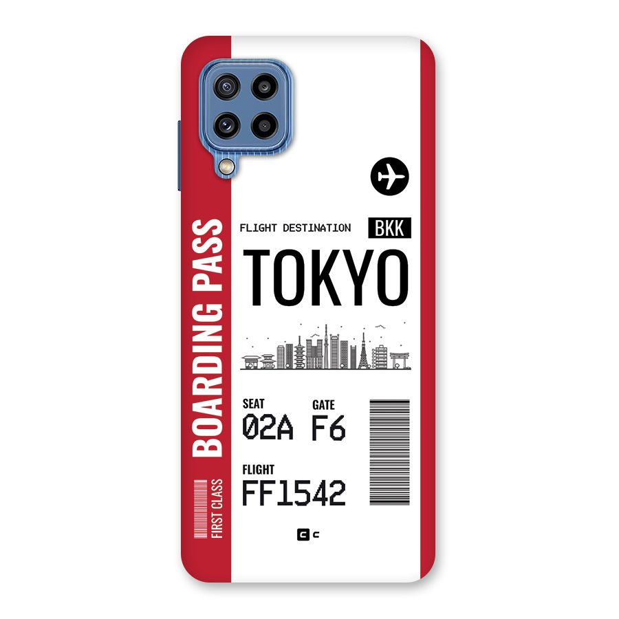 Tokyo Boarding Pass Back Case for Galaxy M32