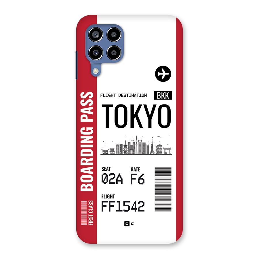 Tokyo Boarding Pass Back Case for Galaxy M53 5G