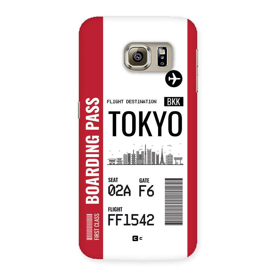 Tokyo Boarding Pass Back Case for Galaxy S6 edge