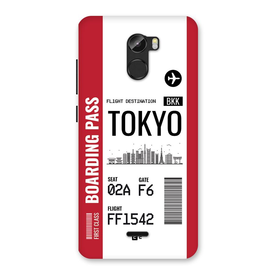 Tokyo Boarding Pass Back Case for Gionee X1