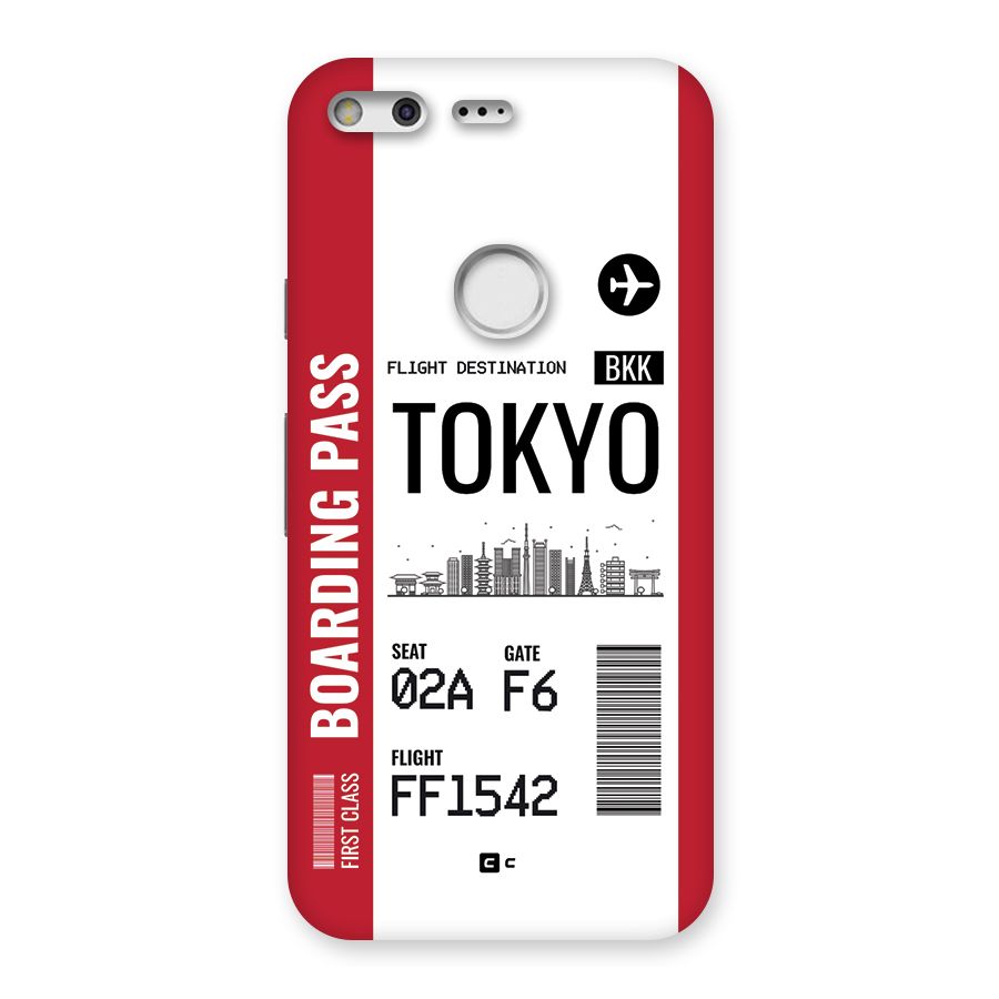 Tokyo Boarding Pass Back Case for Google Pixel