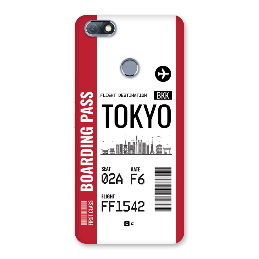 Tokyo Boarding Pass Back Case for Infinix Note 5