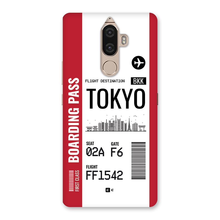 Tokyo Boarding Pass Back Case for Lenovo K8 Note