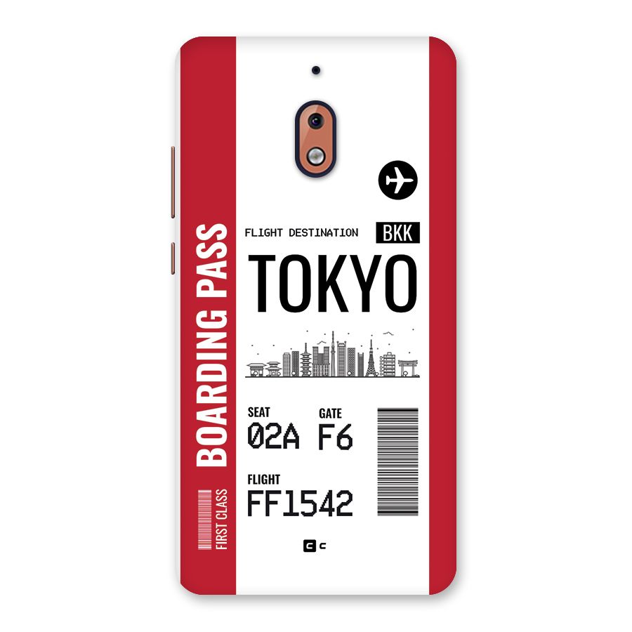 Tokyo Boarding Pass Back Case for Nokia 2.1