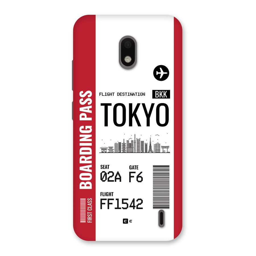 Tokyo Boarding Pass Back Case for Nokia 2.2