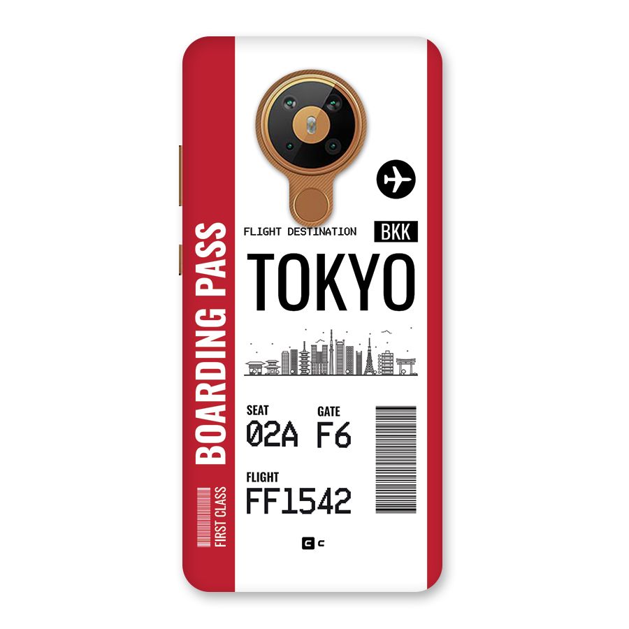 Tokyo Boarding Pass Back Case for Nokia 5.3