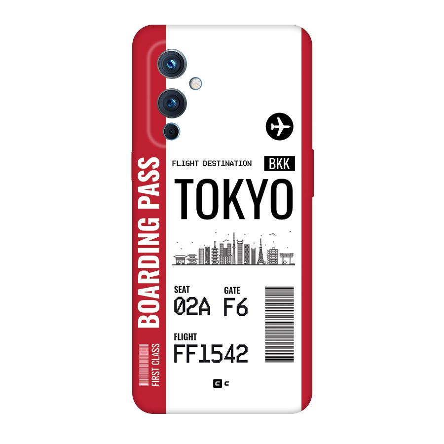 Tokyo Boarding Pass Back Case for OnePlus 9