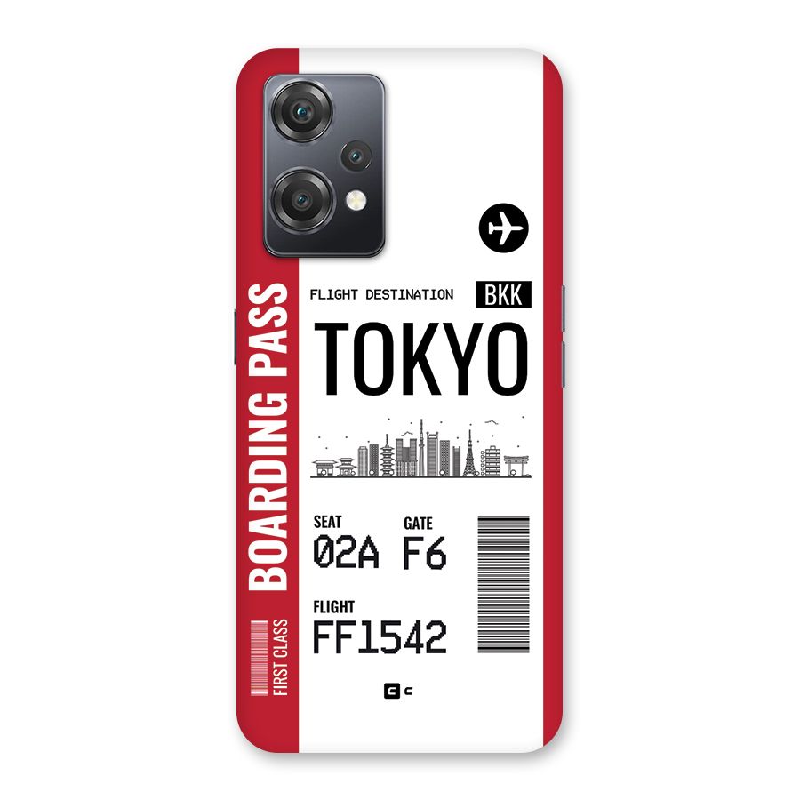 Tokyo Boarding Pass Back Case for OnePlus Nord CE 2 Lite 5G