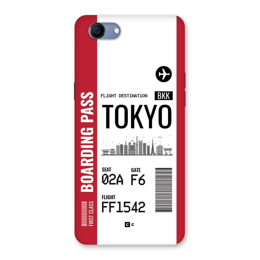 Tokyo Boarding Pass Back Case for Realme 1