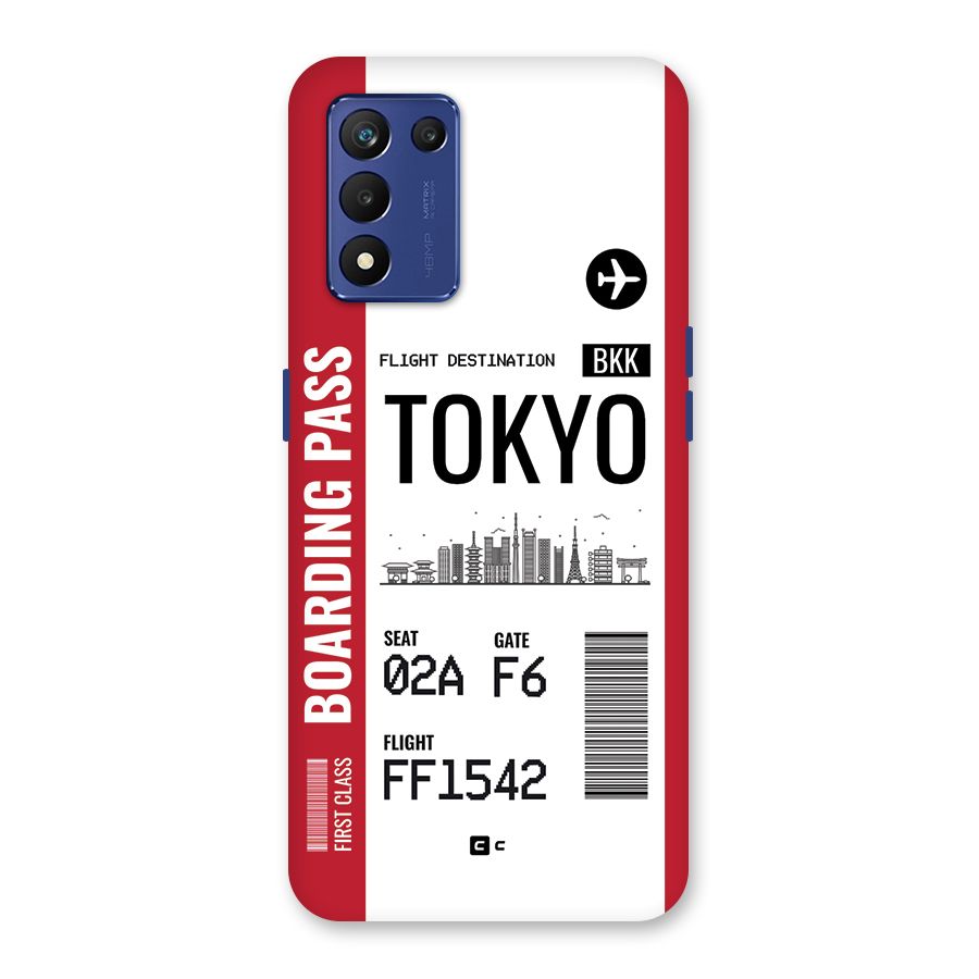 Tokyo Boarding Pass Back Case for Realme 9 5G Speed