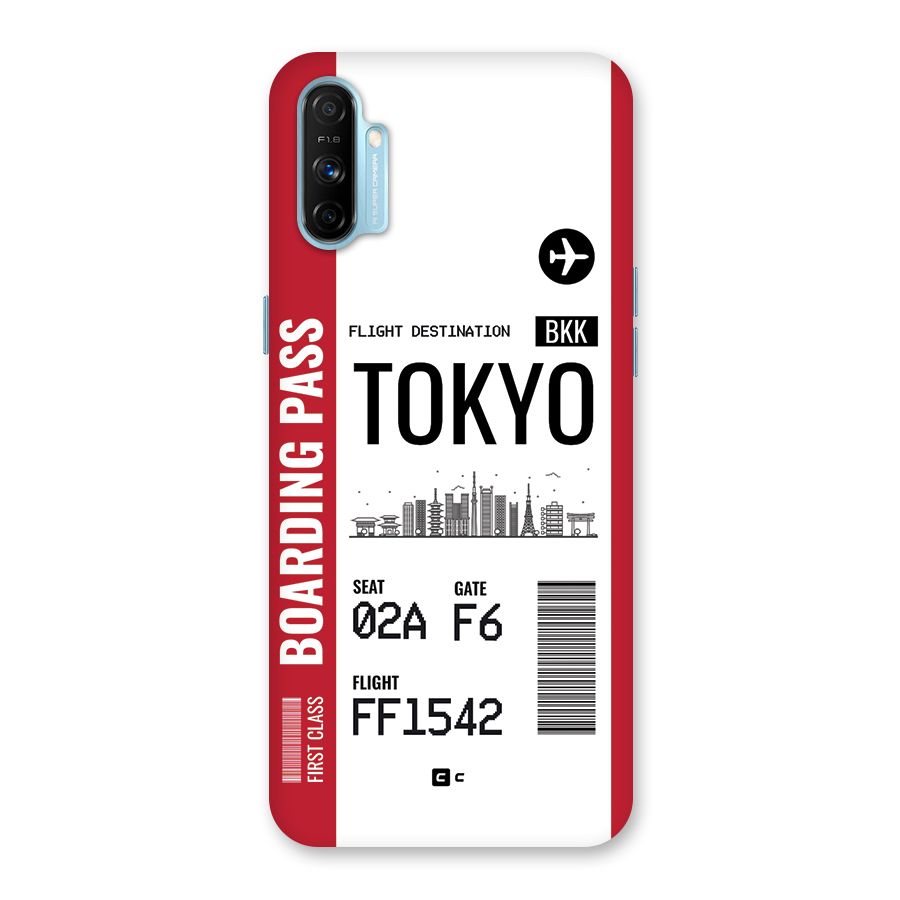 Tokyo Boarding Pass Back Case for Realme Narzo 20A