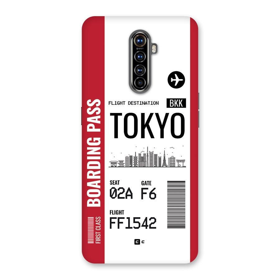 Tokyo Boarding Pass Back Case for Realme X2 Pro