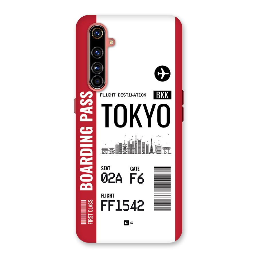 Tokyo Boarding Pass Back Case for Realme X50 Pro