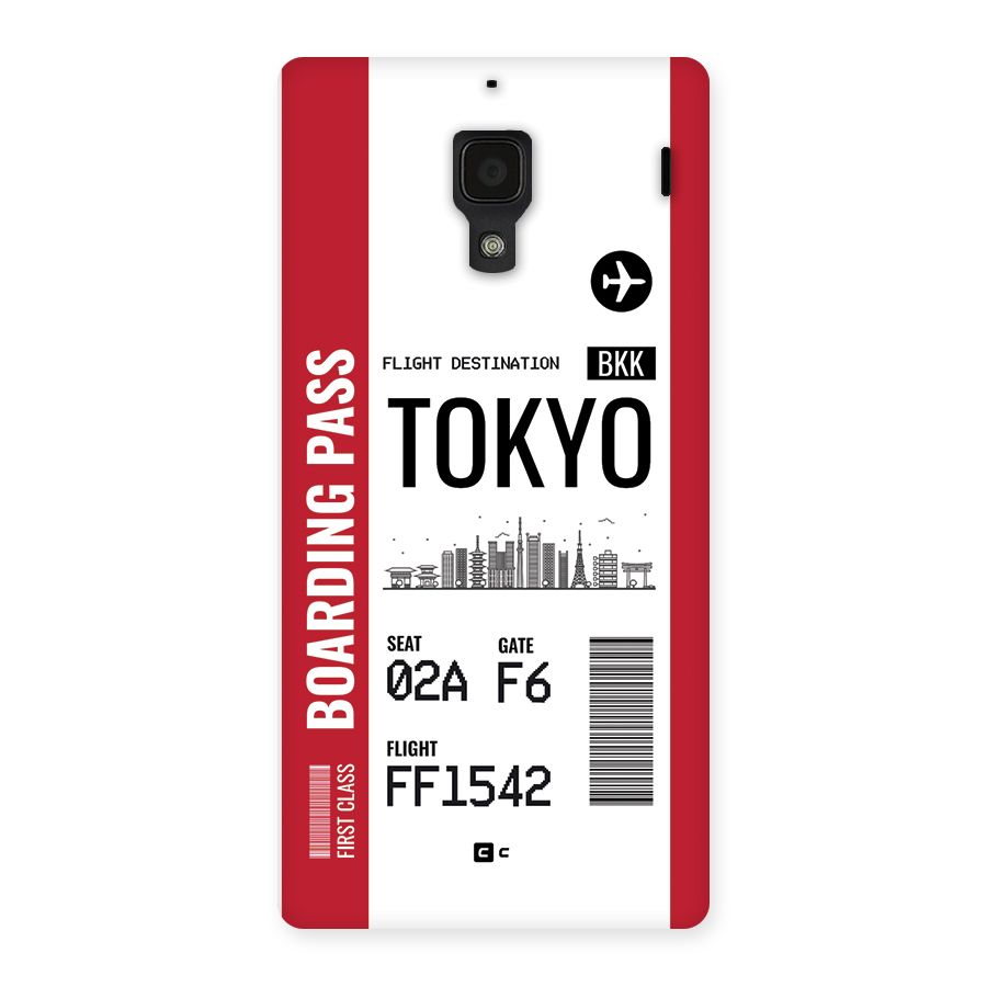 Tokyo Boarding Pass Back Case for Redmi 1s