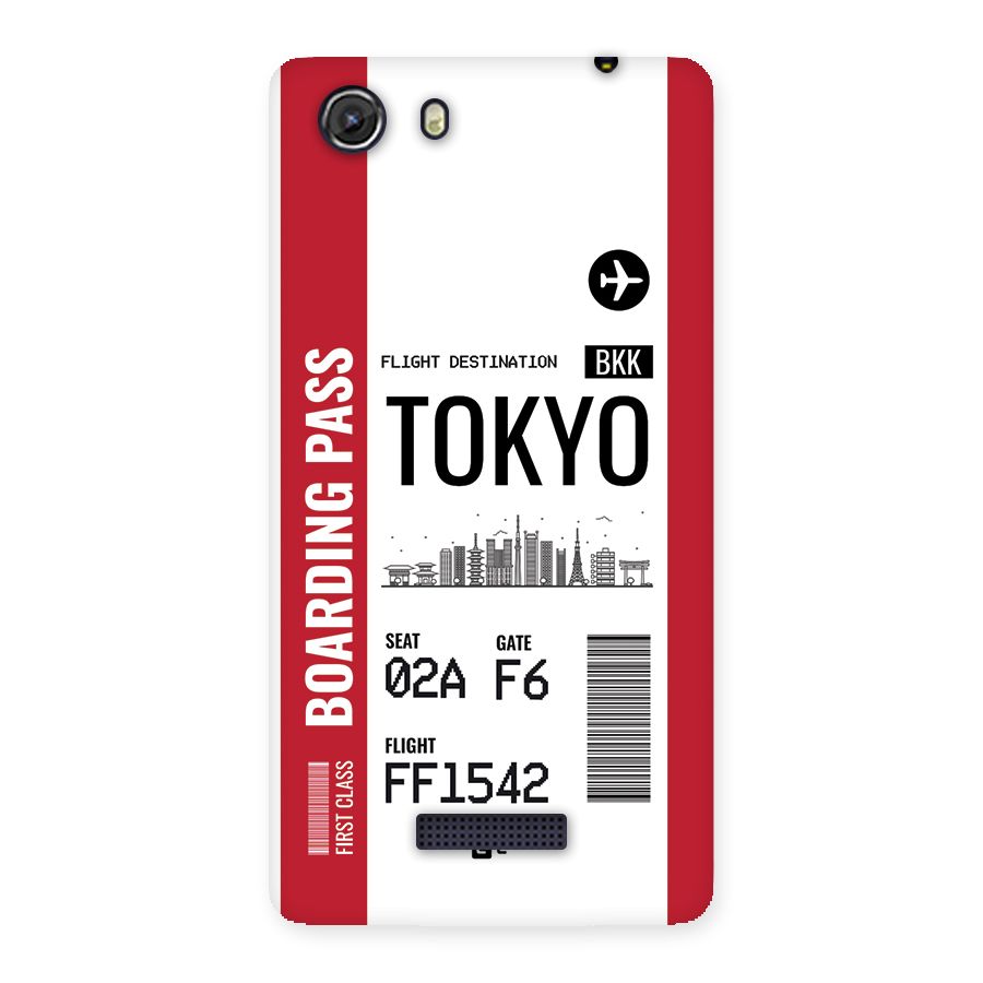 Tokyo Boarding Pass Back Case for Unite 3