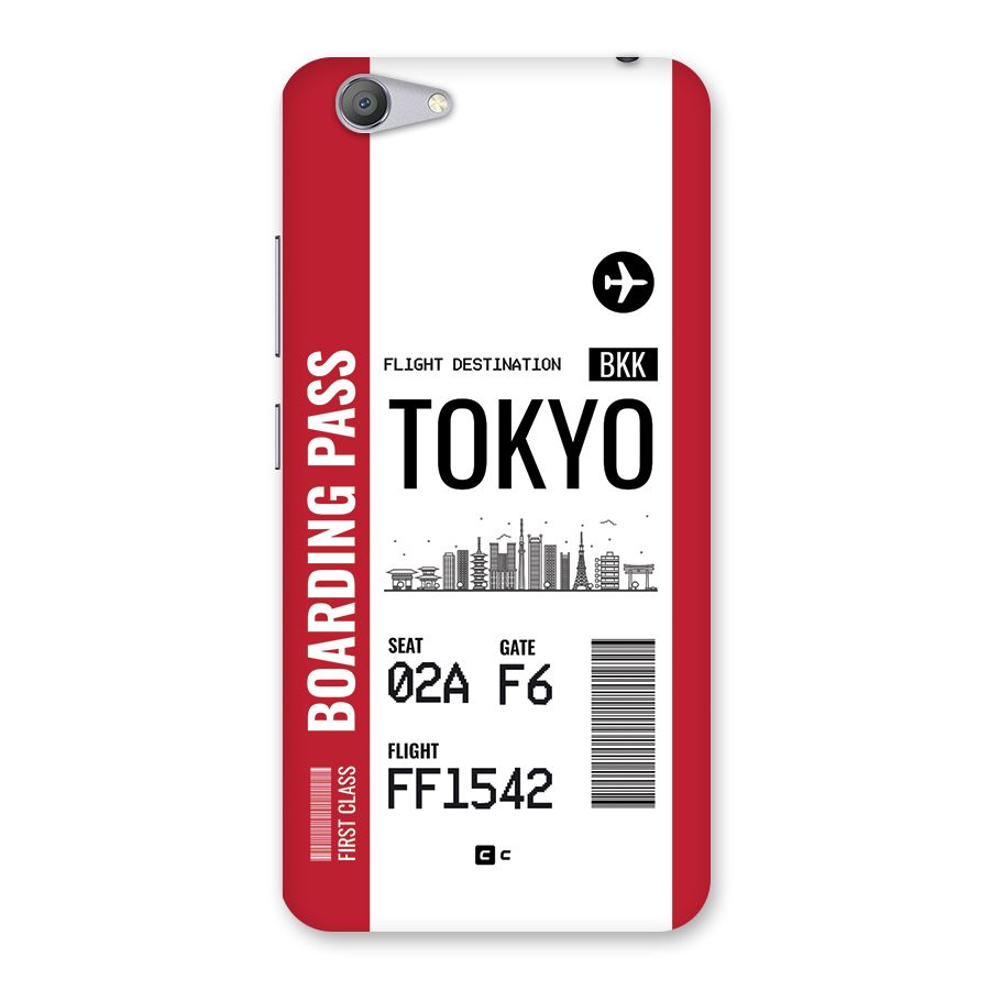 Tokyo Boarding Pass Back Case for Vivo Y53