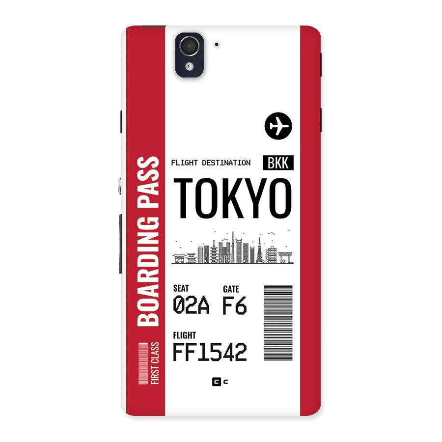 Tokyo Boarding Pass Back Case for Xperia Z