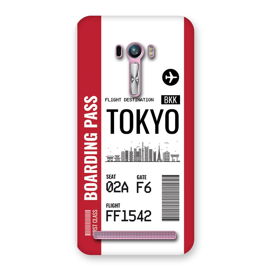 Tokyo Boarding Pass Back Case for Zenfone Selfie