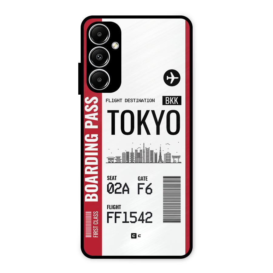 Tokyo Boarding Pass Metal Back Case for Galaxy A05s