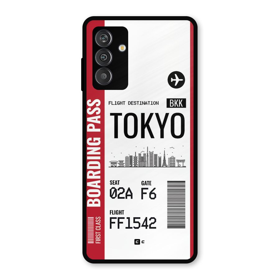 Tokyo Boarding Pass Metal Back Case for Galaxy F13
