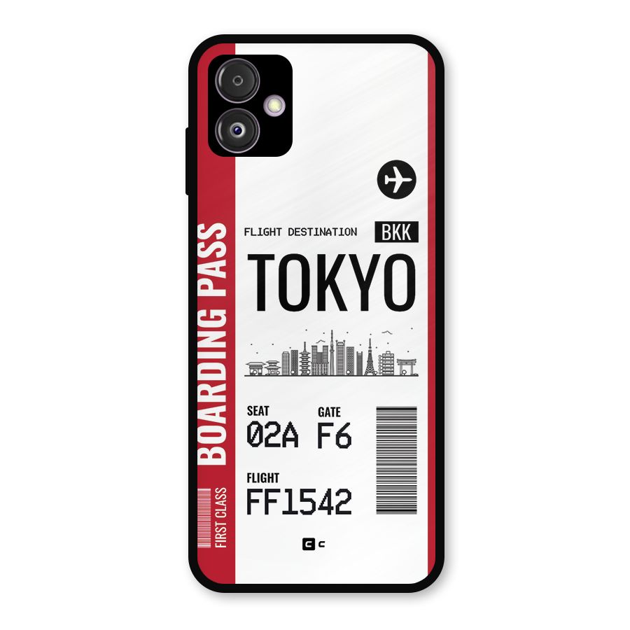 Tokyo Boarding Pass Metal Back Case for Galaxy F14