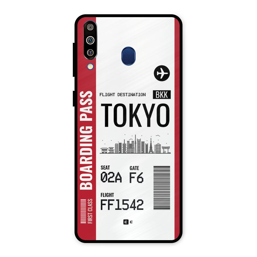 Tokyo Boarding Pass Metal Back Case for Galaxy M30