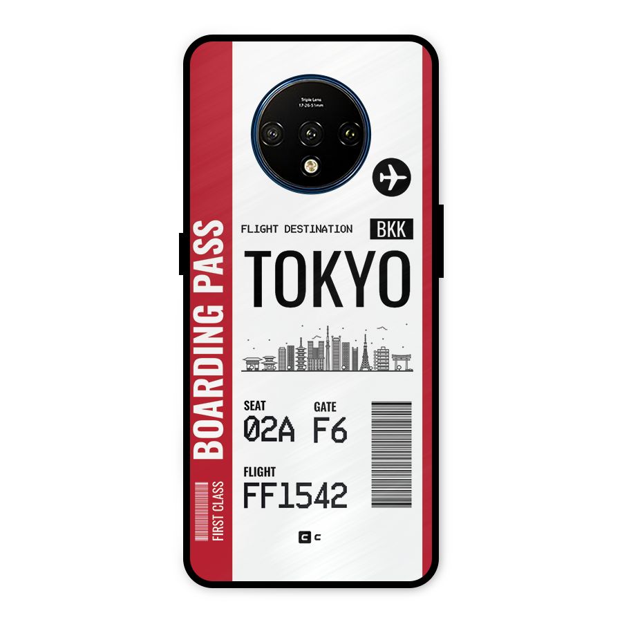 Tokyo Boarding Pass Metal Back Case for OnePlus 7T