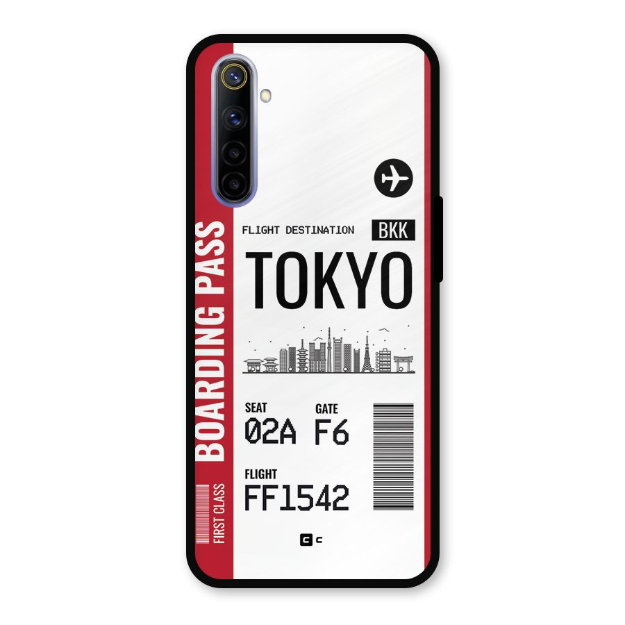Tokyo Boarding Pass Metal Back Case for Realme 6i