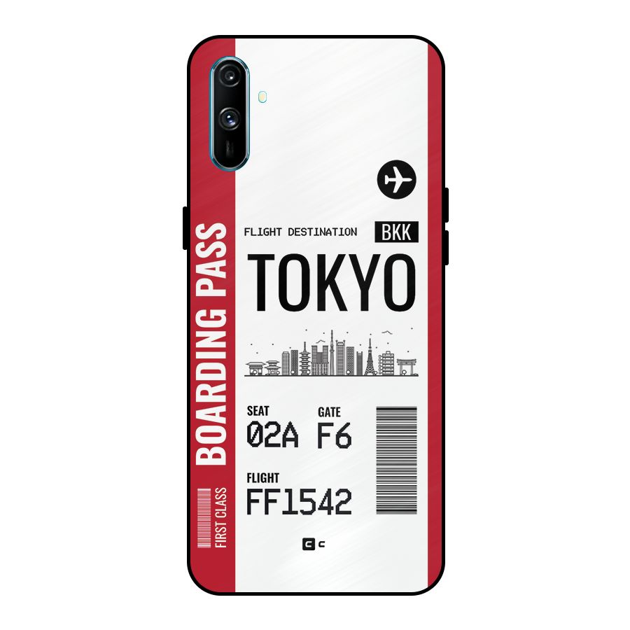 Tokyo Boarding Pass Metal Back Case for Realme C3