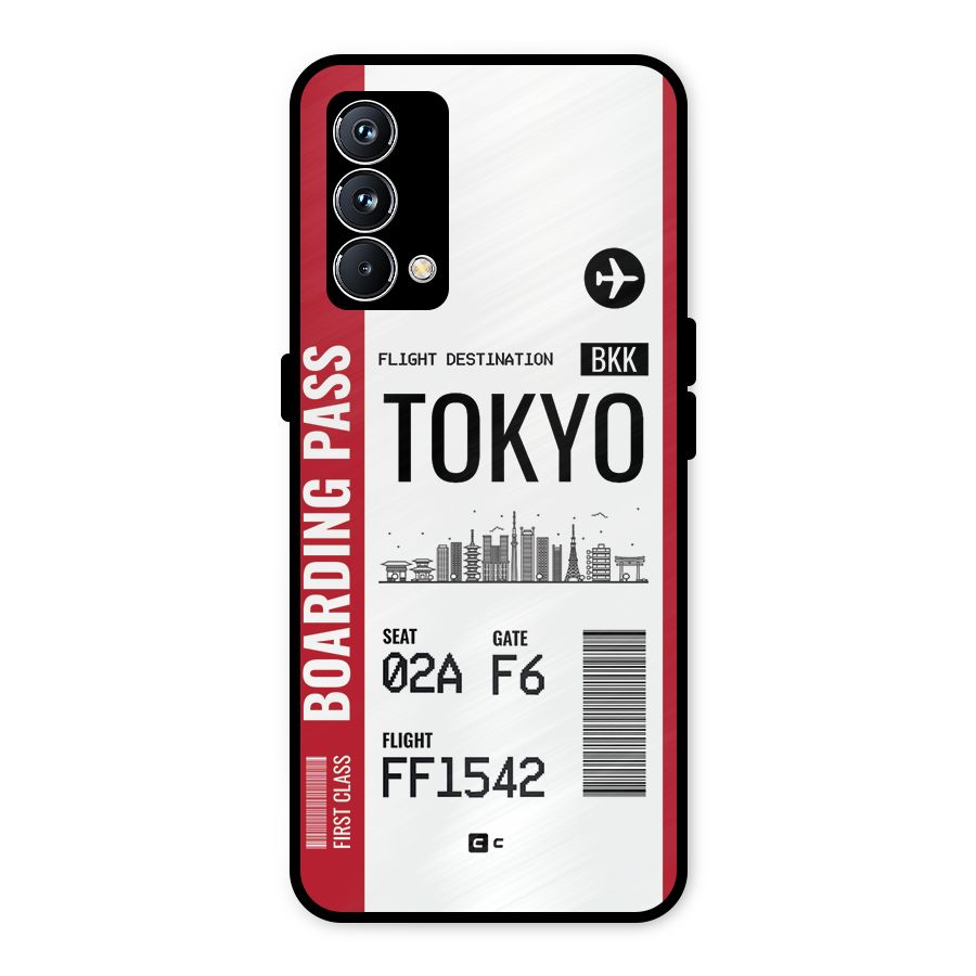 Tokyo Boarding Pass Metal Back Case for Realme GT Master Edition